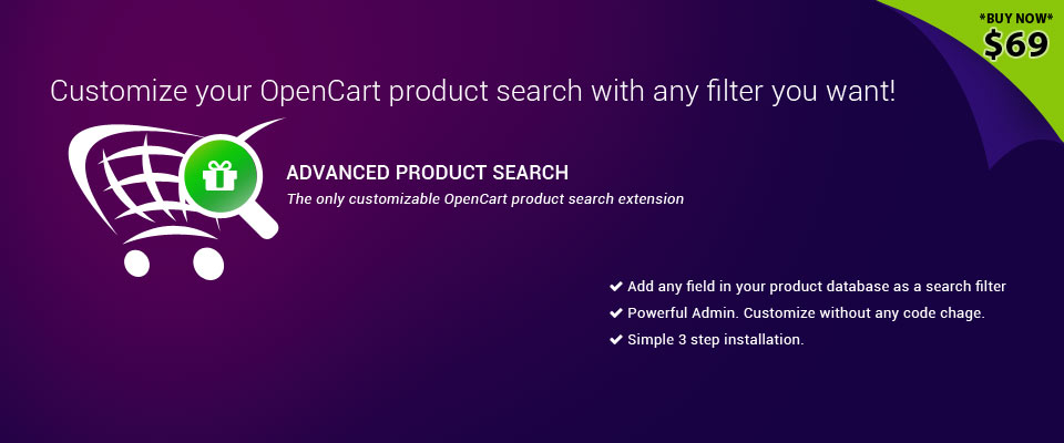 opencart extensions Advanced product search